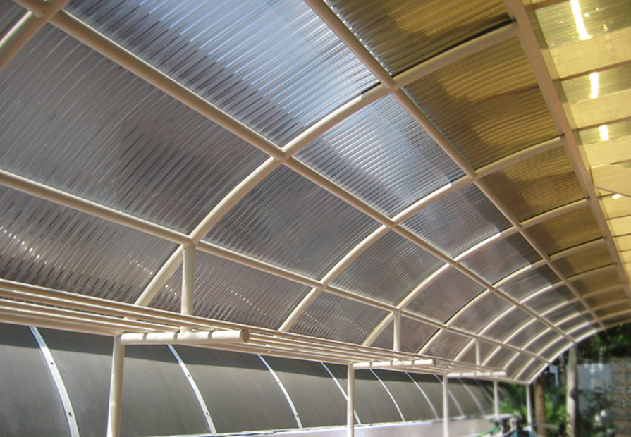 Embossed and Corrugated Polycarbonate