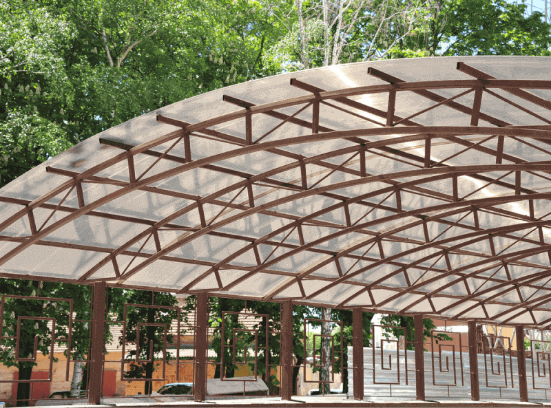 polycarbonate roof